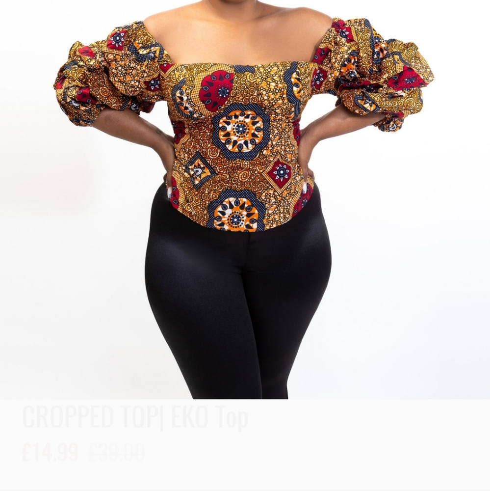African Off-Shoulder Shirt
